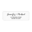 Search for blank return address return address labels Elegant