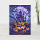 Search for purple halloween cards Pumpkin
