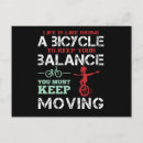 Search for keep moving postcards Bike