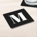 Search for monogrammed coasters Letter