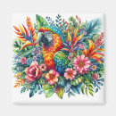 Search for parrot magnets Watercolor