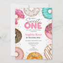 Search for sweet one invitations Doughnut grow up
