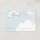 Search for baby shower words of advice postcards Elegant