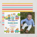 Search for choo choo two birthday invitations Party