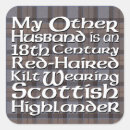 Search for hairy stickers Scottish