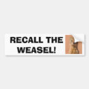 Search for recall bumper stickers Political