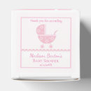 Search for footprints baby shower favour boxes Pink