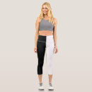 Search for half black half white leggings Pattern