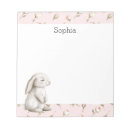 Search for bunny rabbit notepads Floral