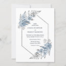 Search for ice blue wedding invitations Silver