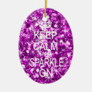 Search for keep calm christmas tree decorations Pink