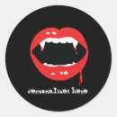 Search for vampire fang stickers Scary