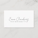 Search for simple business cards Typography