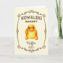 Search for bakery cards Kowalski