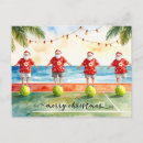 Search for beach santa claus postcards Summer