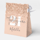Search for 21st birthday favour boxes Girly