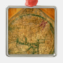 Search for world map christmas tree decorations Golden