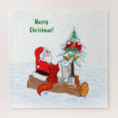 Search for santa claus puzzles Cartoon