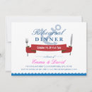 Search for nautical rehearsal dinner invitations Sailing