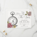 Search for pocket watch invitations Alice in wonderland
