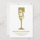 Search for champagne new years eve party invitations Gold