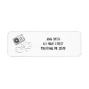 Search for tape return address labels Vintage