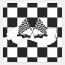Search for chequered flag stickers Black and white