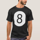 Search for magic 8 ball tshirts Black