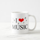 Search for heart music notes mugs Bass