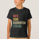 Search for funny badminton tshirts Vintage