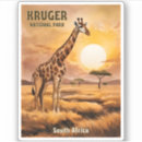 Search for vintage giraffe stickers Wildlife