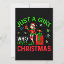 Search for girl christmas invitations Red