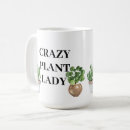 Search for crazy lady mugs Plant lover