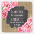 Search for rustic burlap stickers Floral