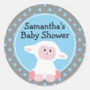 Search for cute lamb stickers Baby shower
