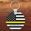 Search for dispatcher key rings Thin yellow line