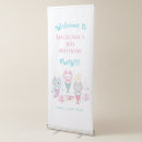 Search for vertical birthday banners Under the sea