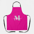 Search for silver aprons Monogrammed