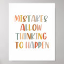 Search for mistakes allow thinking to happen Teacher