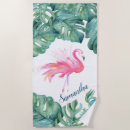 Search for pink flamingo beach towels Summer