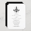 Search for chandelier invitations Elegant