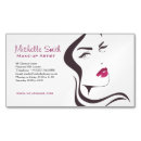 Search for make up artist magnetic business cards beauty