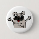 Search for pug hugs badges Cute