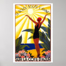 Search for french riviera posters Classic travel illustration