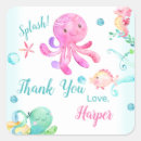 Search for creature square stickers Octopus