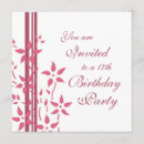 Search for 17th square invitations Pink
