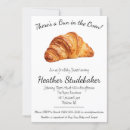 Search for bun in the oven invitations Croissant