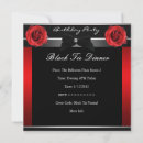 Search for red and black 40th birthday invitations Rose