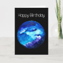 Search for astronomy space birthday cards Blue