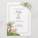 Search for bird of paradise wedding invitations Beach